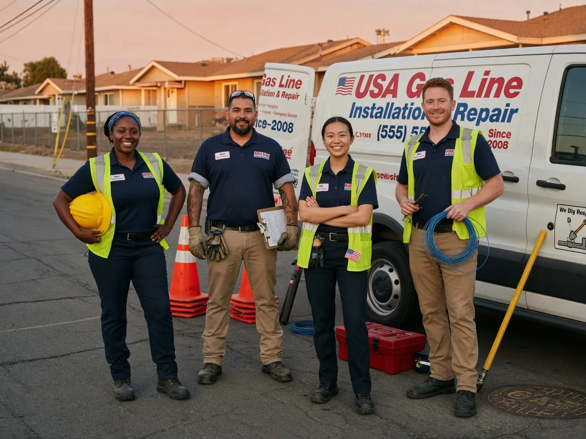 Gas Line Installation company in Swanville, MN